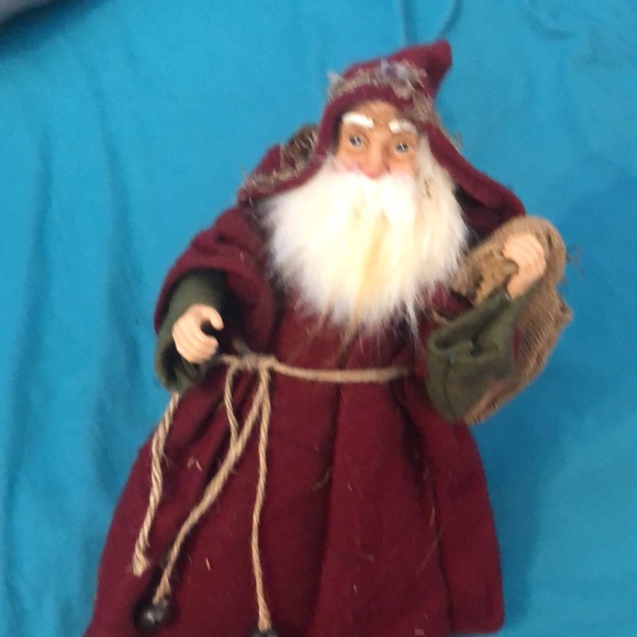 Midwest Imports woodland Santa Tree Topper - Picture 3 of 7